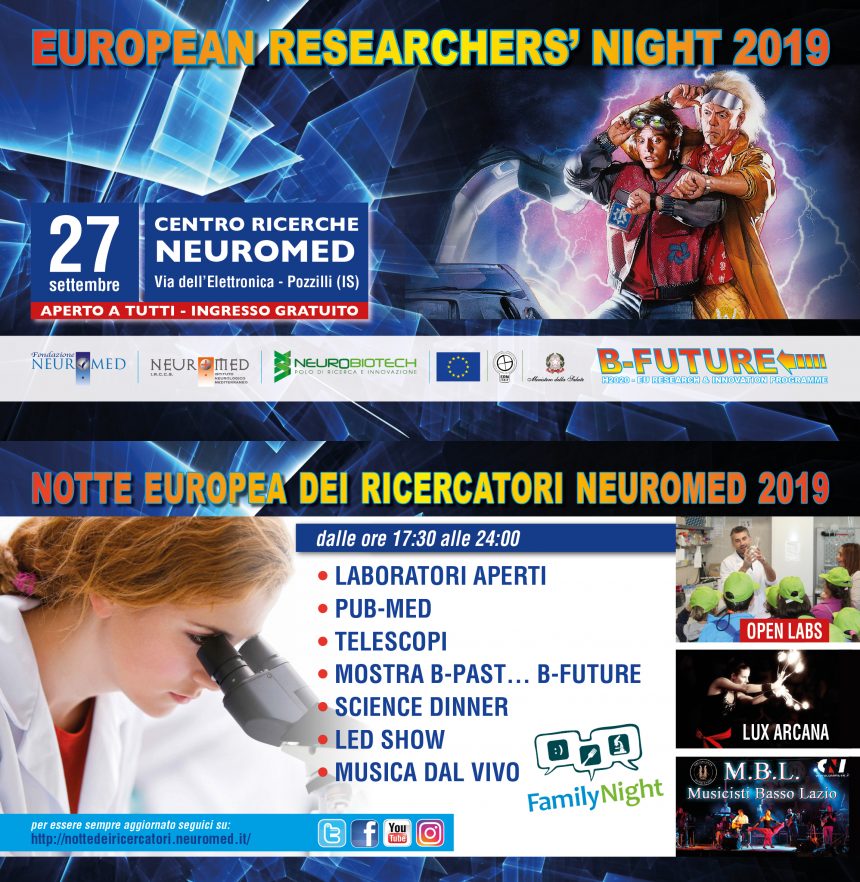 27 settembre a Pozzilli per la Notte dei Ricercatori 2019