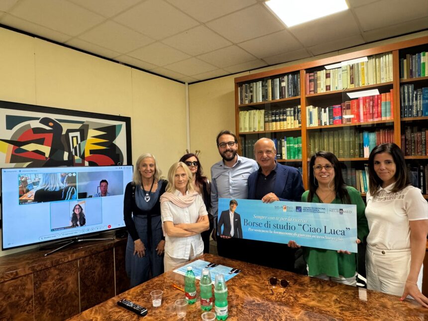 Borsa di Studio INTERNAZIONALE ‘A LUCA’: Consegnate oggi due borse di studio a studenti in Neurochirurgia in memoria del giovane Luca